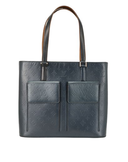 Mat Wilwood Tote, &pound;550, Handbags, Blue, Leather, Front view